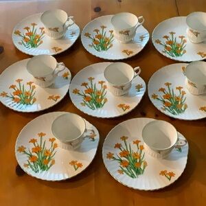 Crown Shaffordshire - Devon Luncheon plates